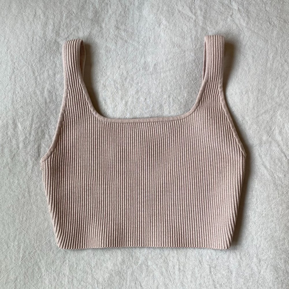 Aritzia Sculpt Knit Tank (Cropped)